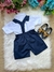 Conjunto Miss Cherry Bebe Suspensorio Felipe Azul Marinho (CNJTMSSCHRBBSPNFLPAZLMRN) na internet