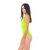 Body Regata Com Decote Costas Amarelo Neon - comprar online