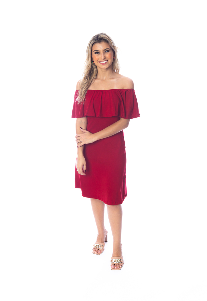 Vestido ciganinha babado 2025