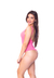 Body Regata Decote Costas Com Bojo Rosa Escuro - comprar online