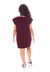 Vestido Regata Muscle Dress Com Ombreira Vinho na internet
