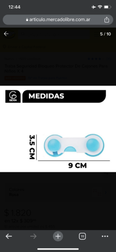 Traba de seguridad para puertas en internet