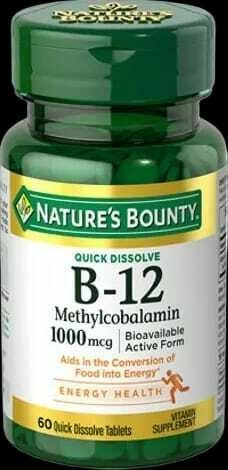 Vitamina B12, Nature's Bounty