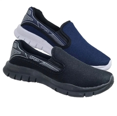 Tênis Masculino Calce Fácil Slip On Conforto