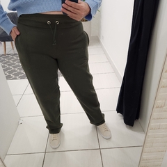 Calça Moletom Flanelado Verde