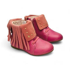 Bota Corta Flecos Tachas Napa Bibi (929041NP) - comprar online