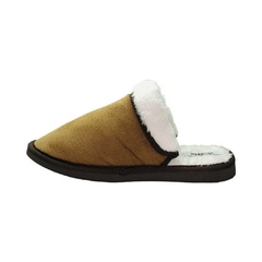 Pantufla detalle peluche Suffle (190PN) - Mousse Calzados