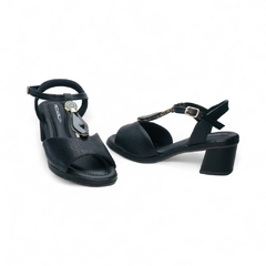 Sandalia Aplique Tira Empeine Taco 5 1/2 Napa Piccadilly (566048NP) - comprar online