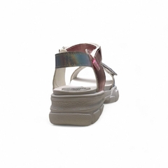 Sandalias Tira Abrojos Metalizado Blue Duck (6310MZ)