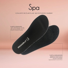 Sandalia Linea Spa Plantilla Intercambiable Napa Microperforado Piccadilly (568058NM) - comprar online