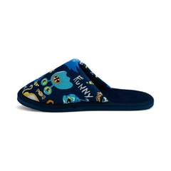 Pantufla Estampa Textil Comodita (394TE) - Mousse Calzados