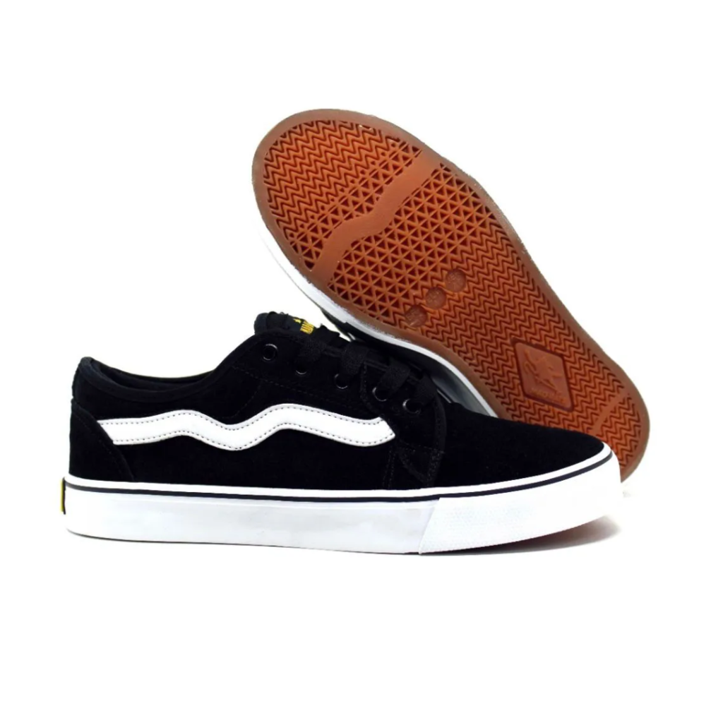 Estilo Tênis Todo Preto: Old Skool All Black Mad Rats