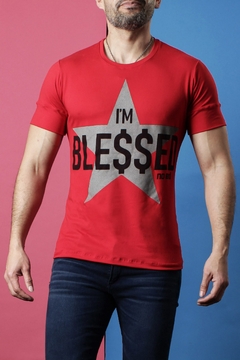 REMERA I`M BLESSED (39203) - No End MAYORISTA