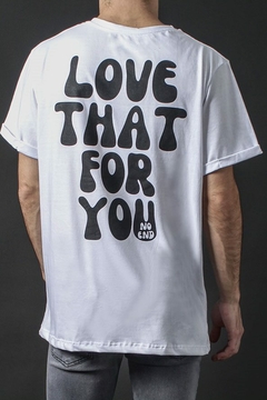 REMERA LOVE THAT FOR YOU OVERSIZE (40220) - comprar online