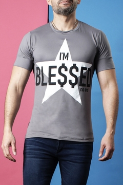 REMERA I`M BLESSED (39203) - tienda online