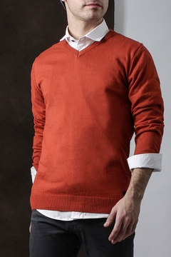 SWEATERS BASICO CUELLO V (40850) en internet