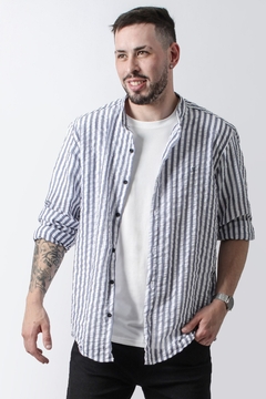 CAMISA CUELLO MAO CLOQUE (41155) - comprar online