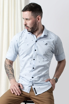 CAMISA ESTAMPADA VESTIR (41151) - comprar online