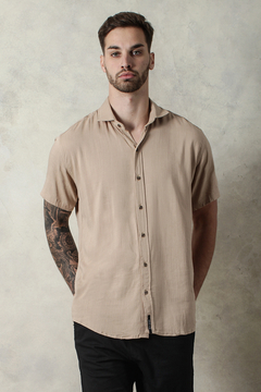 CAMISA LINO MANGA CORTA (43156)