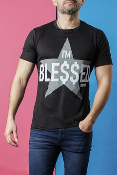 REMERA I`M BLESSED (39203) en internet