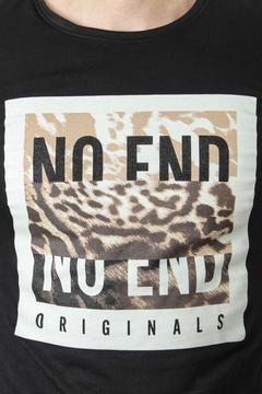 REMERA ANIMAL PRINT ORIGINAL (39254) - No End MAYORISTA