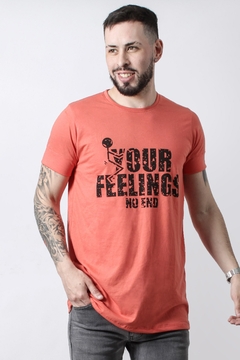 REMERA RELAX YOUR FEELINGS (41280) - tienda online