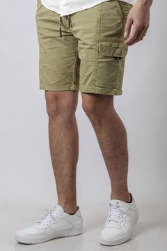 BERMUDA JOGGER CARGO GABARDINA (39351)