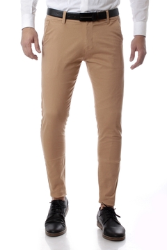 PANTALON GABARDINA CHINO SPANDEX (35309) en internet