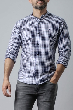 CAMISA CUELLO MAO CLOQUE M/L (39112)