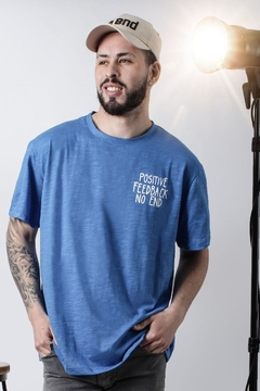 REMERA POSITIVE FEEDBACK OVERSIZE (41267) - tienda online