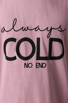 Imagen de REMERA OVER OVER ALWAYS COLD (41294)