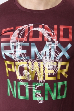 REMERA SOUND REMIX POWER (39288) - No End MAYORISTA