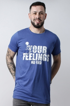 REMERA RELAX YOUR FEELINGS (41280) - No End MAYORISTA