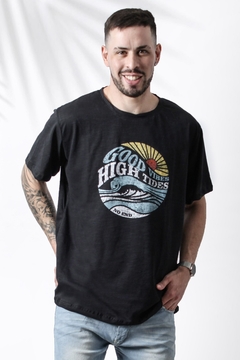 REMERA GOOD VIBES OVER (41268) - No End MAYORISTA