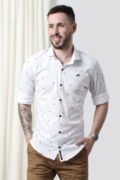 CAMISA ESTAMPADA VESTIR (41151) - tienda online