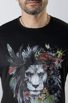 REMERA LEON Y FLORES (39256) - No End MAYORISTA