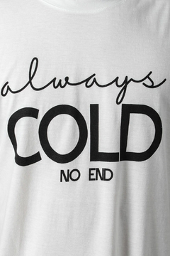 REMERA OVER OVER ALWAYS COLD (41294) - No End MAYORISTA