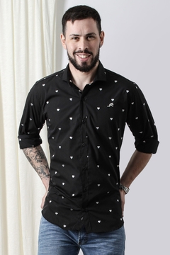 CAMISA VESTIR BORDADA (41154) - comprar online