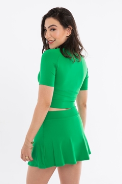 Short Saia Twisted Verde - comprar online