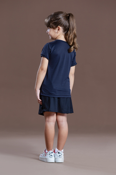 Camisa Feminina Infantil Fluida Preta - comprar online