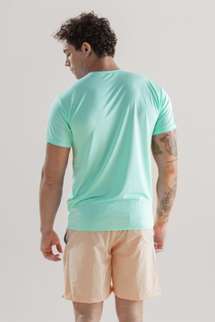Camisa Masculina Verde Menta - comprar online
