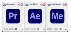 Premiere Pro 2024 + After Effects 2024 + Media Encoder 2024 (Pack edicion de video)