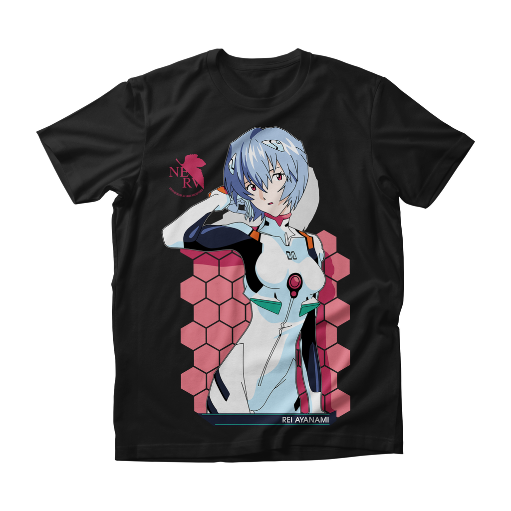 Camisa Evangelion Rei Ayanami Calango Geek