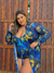 Conjunto Blusão + Short Arara Azul Plus Size - comprar online