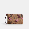 *PREORDEN* Coach Corner Zip Wristlet Canvas Cherry Print - comprar en línea