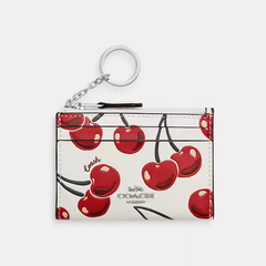 *PREORDEN* Coach Mini Skinny Id Case With Cherry Print - comprar en línea