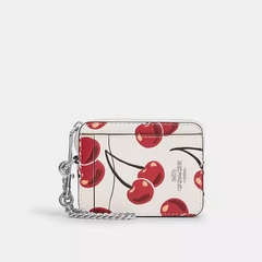 *PREORDEN* Coach Zip Card Case With Cherry Print - comprar en línea