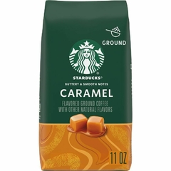 Starbucks Light Roast Ground Coffee Caramel Flavored Coffee