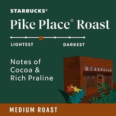 *PREORDEN* Starbucks Pike Place Medium Dark Roast Coffee (12 oz.) - comprar en línea