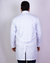 Jaleco IDEAU Tradicional Masculino em Gabardine Premium - Branco na internet